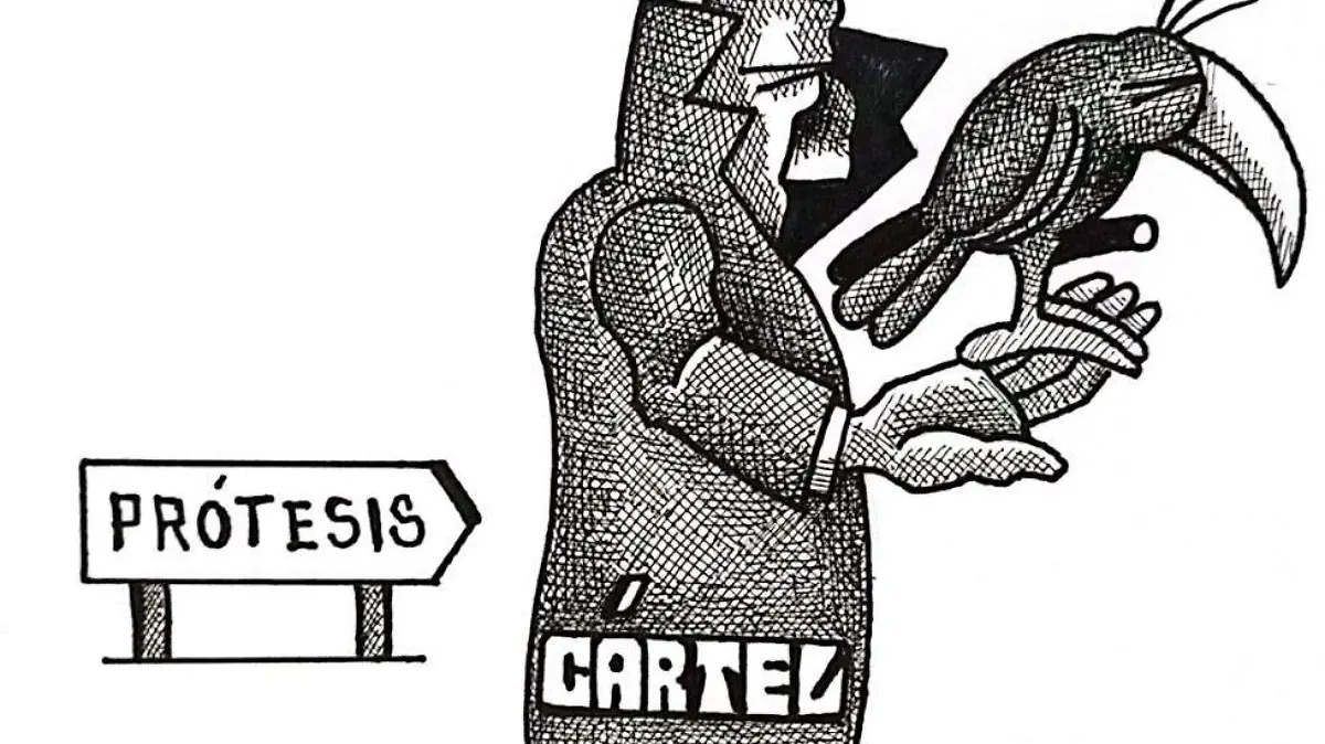 cartón RUBEN '' LAS VEREDAS QUITARAN ''